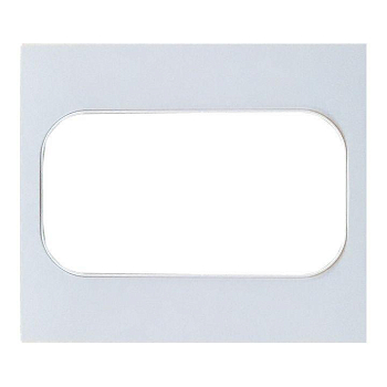 Рамка для розетки 2-м Стокгольм бел. PROxima EKF EYM-G-304-10