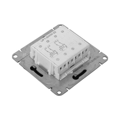 Выключатель перекрестный 2-кл. СП Эпика механизм черн. EKF UP1-SWB-22