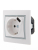 Розетка 1-м СП Mira 16А с заземл. + USB разъем с сер. вставкой бел. LEZARD 701-0215-181 Розетка 1-м СП Mira 16А с заземл. + USB разъем с сер. вставкой бел. LEZARD 701-0215-181