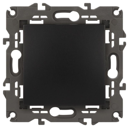 Переключатель 1-кл. СП Elegance 14-1103-05 10А IP20 250В 10AX механизм антрацит Эра Б0034227