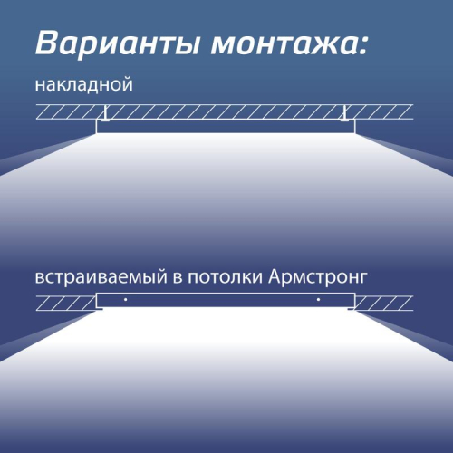 Светильник светодиодный 36Вт 4000К 176-264В 595х595х18 ДВО универс. опал панель КОСМОС KOC_DVO36W4K_OP