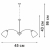 Люстра 5xE14 макс. 40Вт Vitaluce V3197/5 Люстра 5xE14 макс. 40Вт Vitaluce V3197/5