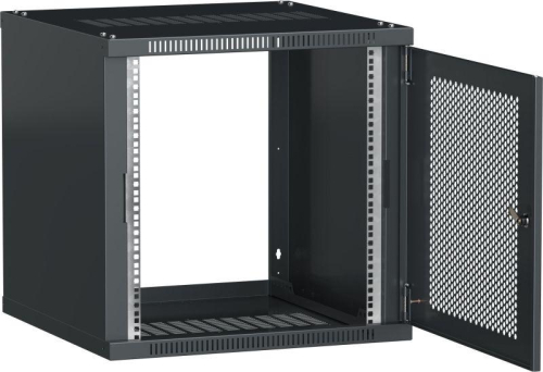 Шкаф LINEA WE 18U 600х600мм дверь перфорир. черн. ITK LWE5-18U66-PF