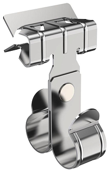 Зажим балочный 8-14мм под трубу 20мм двойной HDZ IEK CME40-BZTD-020-HDZ