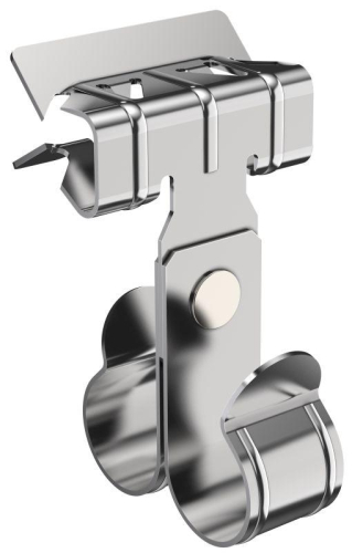 Зажим балочный 8-14мм под трубу 32мм двойной HDZ IEK CME40-BZTD-032-HDZ