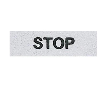 Табличка "STOP" 8мм EMAS BET08STOP