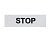 Табличка "STOP" 8мм EMAS BET08STOP