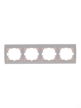 Рамка 4-м Deriy горизонт. бел. LEZARD 702-0200-149