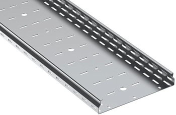 Лоток листовой перфорированный ESCA 7 50х300 L2500 сталь 1.5мм IEK CLP10-050-300-150-D25