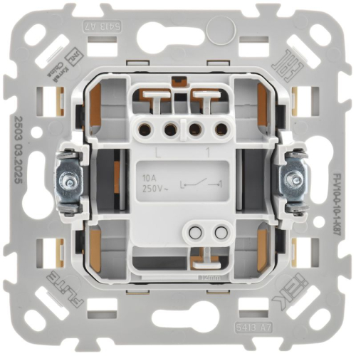 Выключатель 1-кл. СП FLITE ВС11-1-0-ФлСл 10А механизм сливочный IEK FI-V10-0-10-1-K86