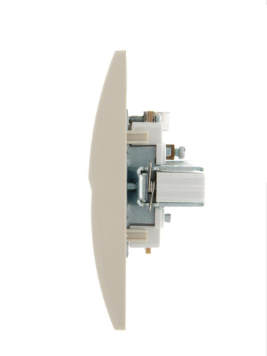 Розетка телевизионная оконечная TV СП Deriy 16А IP20 крем. LEZARD 702-0303-130