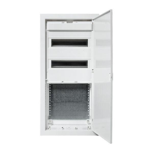 Щит комбинированный встраив. Nova (2 DIN + 2 МП) 4 габарит с пластик. дверью IP40 EKF nv-cb-pd-2+2