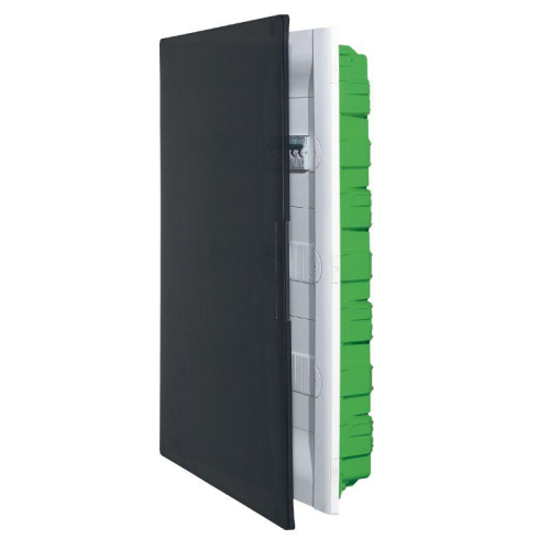 Щиток распределительный СП Practibox3 IK 07 3 рейки 54мод. с клеммник. заземл. IP40 прозр. дверь Leg 401708