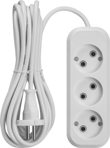 Удлинитель 3х7м без заземл. 10А IP20 90510 OPE-S-03-700-X-2х1 ОНЛАЙТ 90510