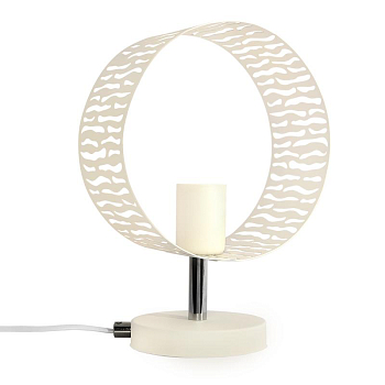 Светильник "Дакар" ННБ 63-60-020 (ИМ) настольный шнур бел. бел. муар Элетех 1005405061