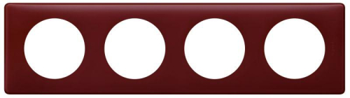 Рамка 4-м Celiane перкаль бордо Leg 066754