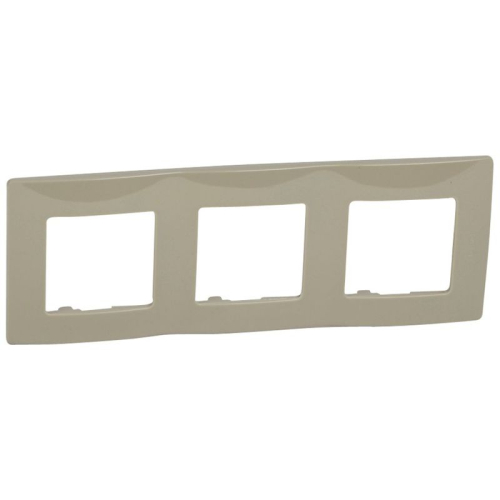 Рамка 3-м Etika светл. галька IEK 672523