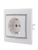 Розетка 1-м СП Mira 16А IP20 с заземл. защ. шторки с сер. вставкой керамика бел. LEZARD 701-0215-124 Розетка 1-м СП Mira 16А IP20 с заземл. защ. шторки с сер. вставкой керамика бел. LEZARD 701-0215-124