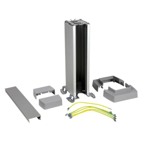 Колонна-мини Snap-On 1 секция 0.3м с алюм. крышкой Leg 653001