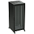 Шкаф напольный 24U 800х1000 двери стекло/сплошная укомплектован вводом и заглушками RAL9005 DKC R5IT2481GSB