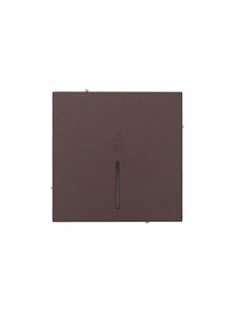 Выключатель проходной 1-кл. с индик. СП ZIMA IP20 10А безвинт. зажим шоколад LEZARD 704-7388-114QC