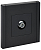 Розетка TV проходная FORTE&PIANO FP129 черн. IEK FP-A10-P-K02