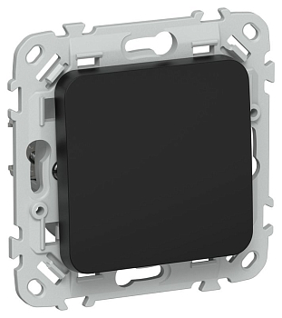 Выключатель проходной 1-кл. СП FLITE ВС61-1-0-ФлЧ 10А механизм черн. IEK FI-V12-0-10-1-K02