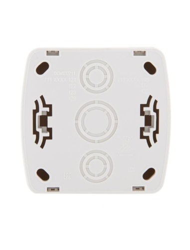 Розетка компьютерная ОП Demet RJ45 бел. LEZARD 711-0200-139