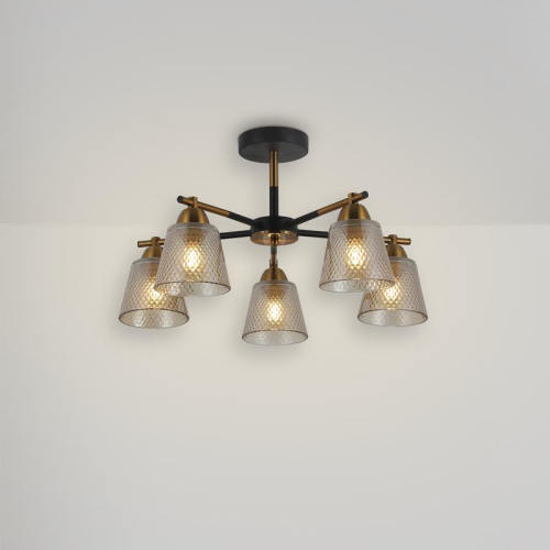 Люстра Kello Е27х5 60Вт IP20 Freya FR4015PL-05BBZ