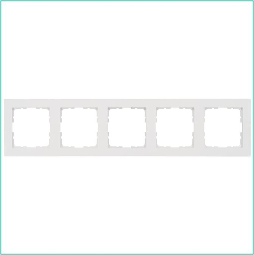 Рамка 5-м G-Classic бел. глянцевый Jasmart G1005W