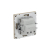 Розетка силовая KANT 2P+E защ. шторки ванильн. марципан DKC 7015033