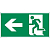 Знак "ФИГУРА / СТРЕЛКА ВЛЕВО" 180х90мм для аварийно-эвакуационного светильника Compact VARTON V5-EM04-60.004.019