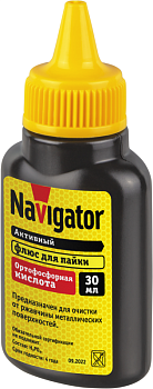 Флюс 93 747 NEM-Fl04-F30 ортофосфорная кислота 30мл NAVIGATOR 93747