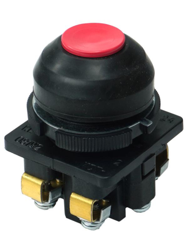 Выключатель кнопочный КЕ-081 У2 исп.2 1НО+1НЗ цилиндр 10А IP54 660В красн. Электротехник ET502359
