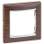 Рамка 1-м Valena темн. дерево/сереб. Leg 770371 Рамка 1-м Valena темн. дерево/сереб. Leg 770371