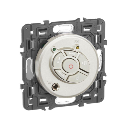 Панель лицевая Celiane для тюнера титан Leg 068520