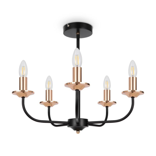 Светильник New Series 010 40Вт E14х5 IP20 потолочн. Freya FR4013CL-05GB