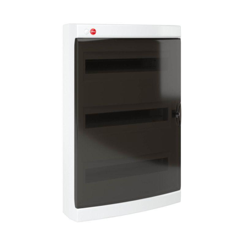 Щиток настенный 54мод. IP41 с дверцей с клеммн. блоком 63А и замком бел. DKC RB54W4TWDL