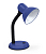 Светильник настольный СНО 22ТС 60Вт E27 230В под лампу на основании с подвесом син. IN HOME 4690612046884