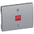 Клавиша для двухполюс. выкл. с инд. алюм. Galea Life Leg 771318