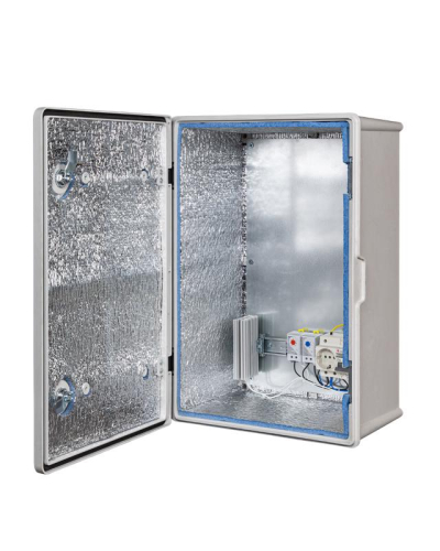 Шкаф монтажный композитный 360х560х250 Пластик-3УТП+ Mastermann 00-01021466