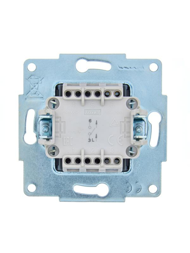 Выключатель 1-кл. 1п СП ASTI 10А IP20 механизм черн. бархат LEZARD 7081-4288-100