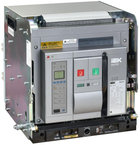 Выключатель автоматический воздушный 3п AC ВА77 W3P F 100кА 4000А EA выдвижн. с компл. аксессур. MASTER IEK MI-ACB10-3WF-100-4000-ACF