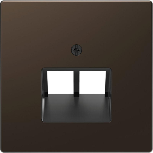 Накладка центральная Merten D-Life для розетки компьютерной 2-м RJ45 SD мокко SchE MTN4522-6052