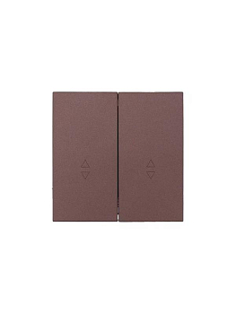 Выключатель проходной 2-кл. СП ZIMA IP20 10А безвинт. зажим шоколад LEZARD 704-7388-106QC