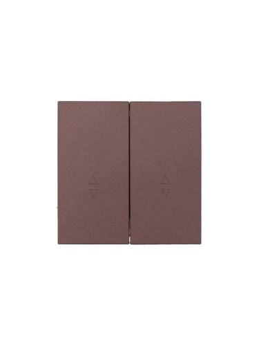 Выключатель проходной 2-кл. СП ZIMA IP20 10А безвинт. зажим шоколад LEZARD 704-7388-106QC