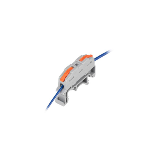Клемма монтажная СМК PTC-1P 4211 DIN BL/4 450В 32А 0.08-2.5(4.0)кв.мм JazzWay 5073647