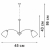Люстра 3xE14макс. 40Вт Vitaluce V3197/3