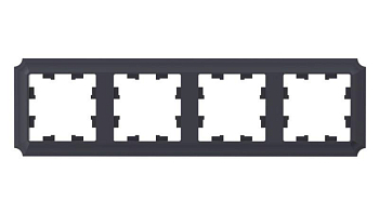 Рамка 4-пост. AtlasDesign Antique универс. карбон SE ATN101004