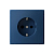 Розетка ArtGallery 16А с заземл. со шторками быстрозажим. клем. механизм аквамарин SE GAL001145S
